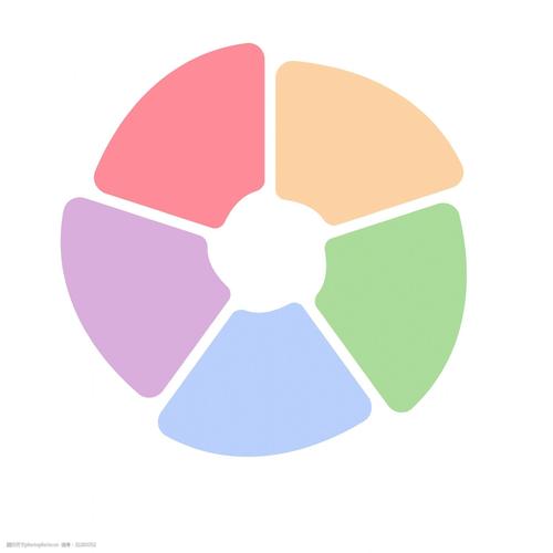 商務(wù)矢量數(shù)據(jù)分析環(huán)形圖圖片-
