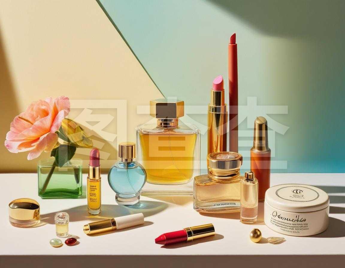 靜物畫:日光下的復古化妝品