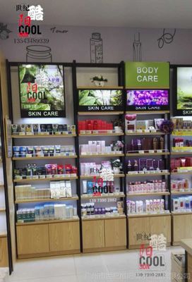 化妝品展柜定做美妝店道具美容產品柜護膚品化妝品展示柜貨柜廠家