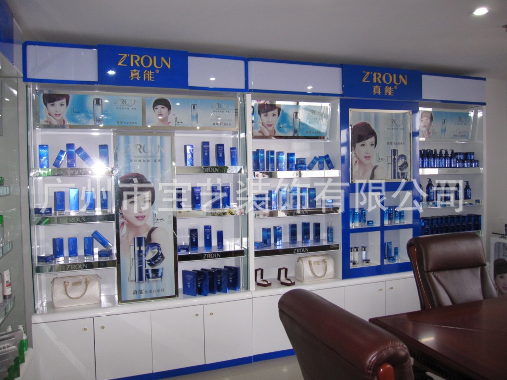 【化妝品展柜 鞋包展示柜 烤漆中島柜陳列柜 精品展示柜】價格,廠家,圖片,其他廣告展覽設(shè)備,廣州市寶藝裝飾-